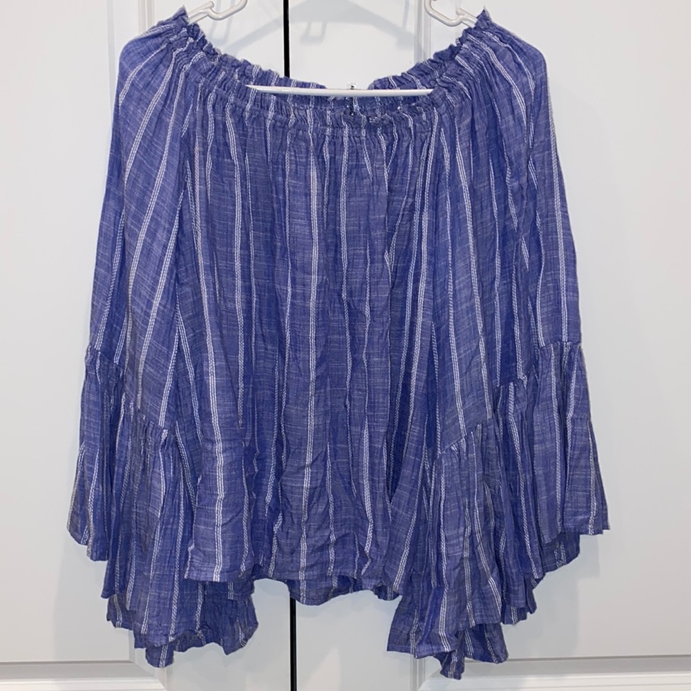 NWT‎ Elan Striped Boho Top